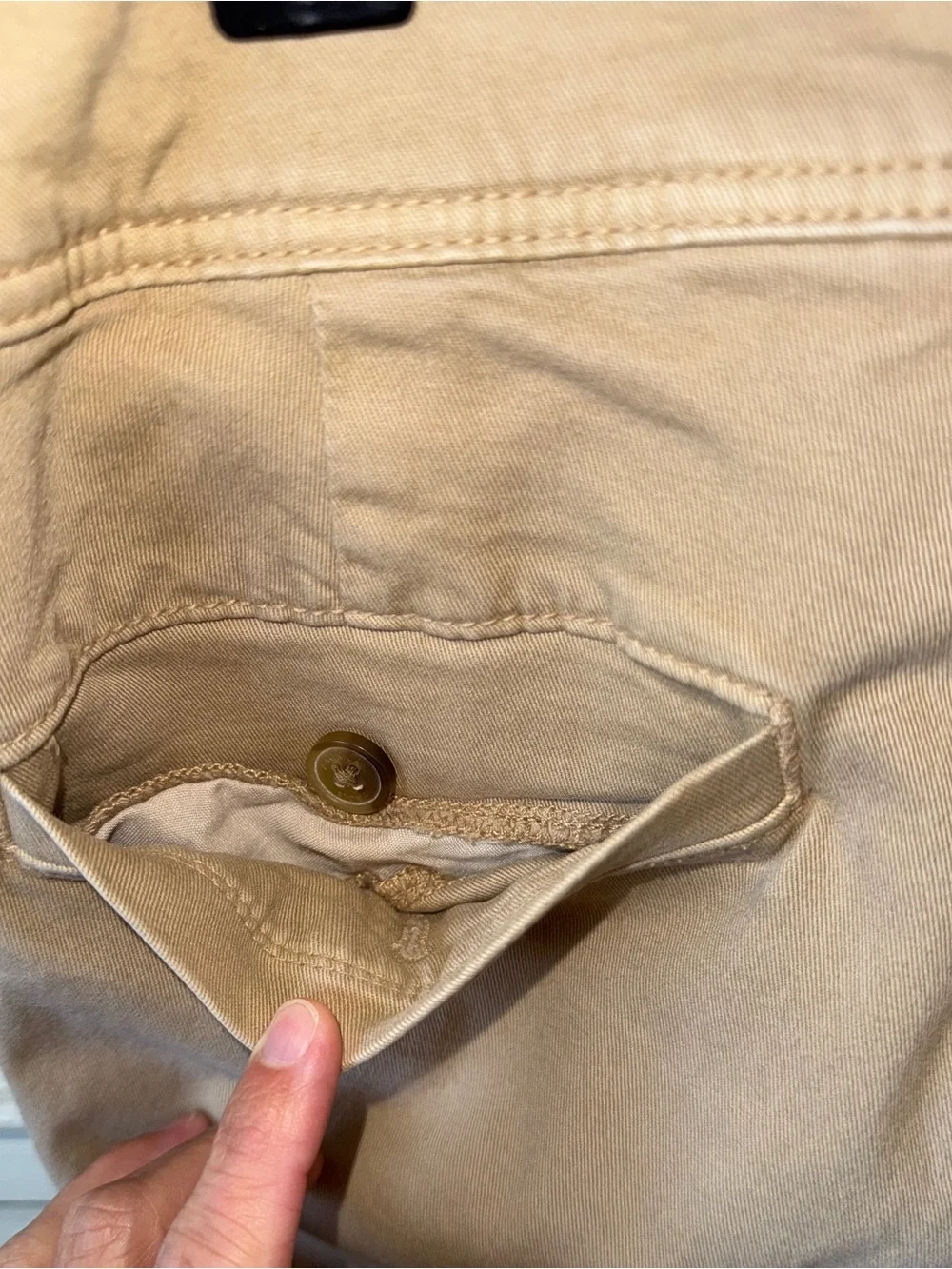 AE Women’s Stretch Kick Bootcut Pants in Khaki Size 10 Short